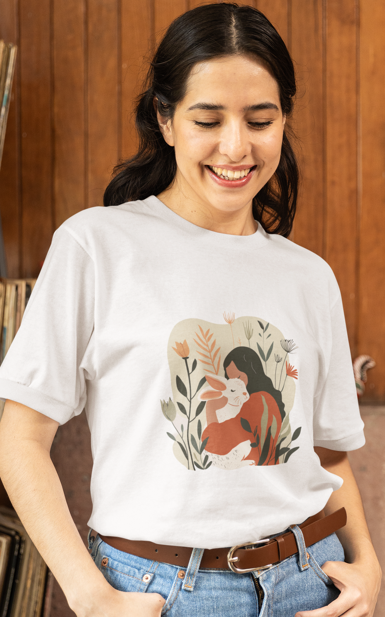 Bunny Mom T-Shirt - Perfect for Rabbit Parents